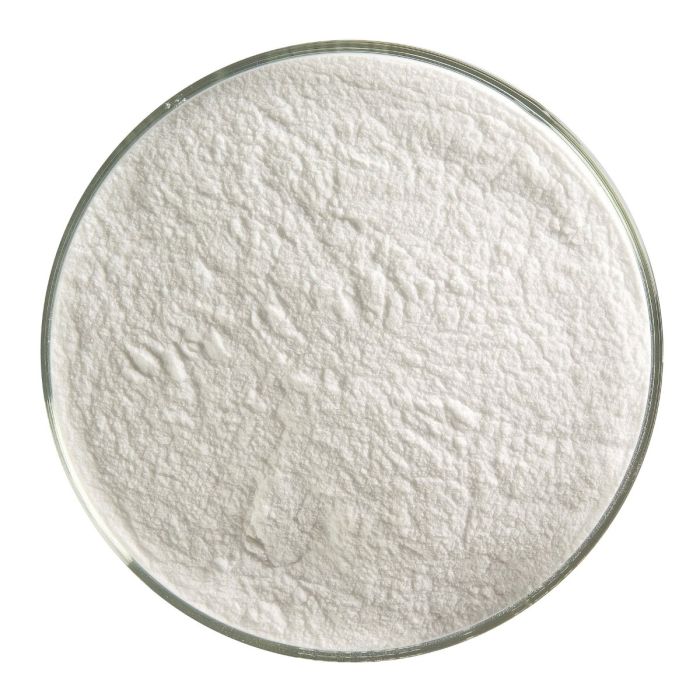 Bullseye Frit White Opal