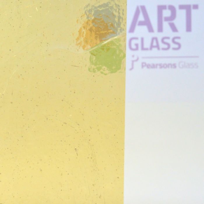 Antique Cathedral Medium Yellow Glass Sheet AC7278