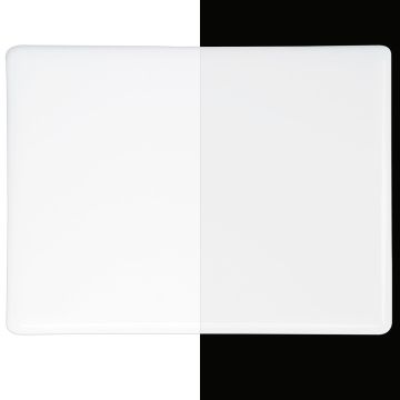 Bullseye Opaque White Opalescent