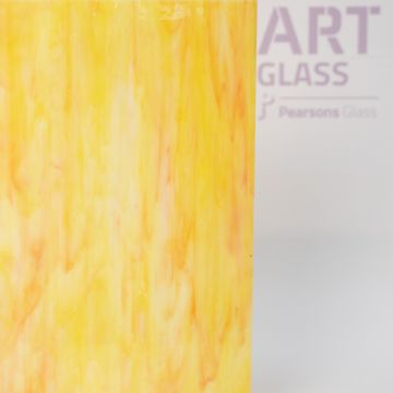 Antique Opalescent Clear/Lemon/Orange