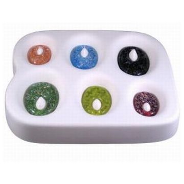 Colour De Verre Mould - Jewellery Oval Pendant