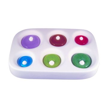 Colour De Verre Mould - Jewellery Round Pendant