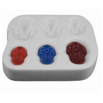 Colour De Verre Mould - Skulls