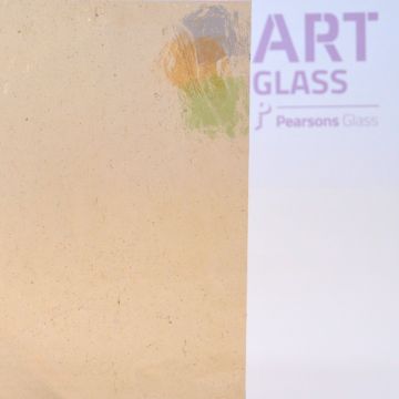 Antique Cathedral Light Brown Glass Sheet AC6286