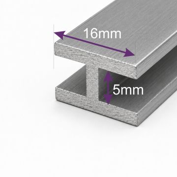 Lead Came 16X5mm (5/8) Flat 