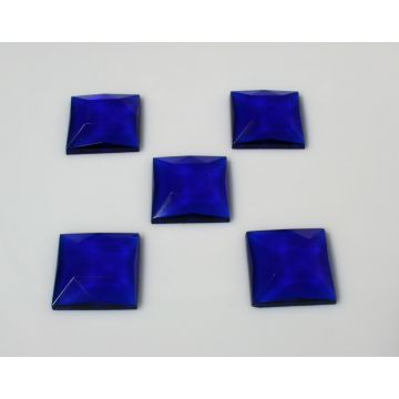 Square Jewel 30x30mm Dark Blue