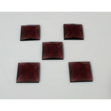 Square Jewel 30x30mm Purple