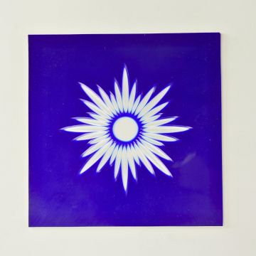 Brilliant Cut Glory Star 127x127mm Blue