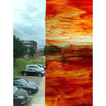 Wissmach Red/Orange/Clear Streaky