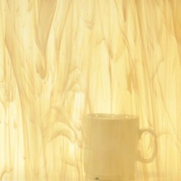 Oceanside Amber/White Wispy Glass Sheet 319-02S-F