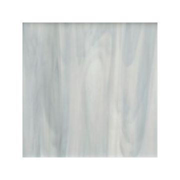 Oceanside Light Grey White Wispy Glass Sheet 385-2S-F