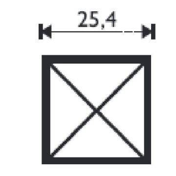 Pencil Bevel Raised