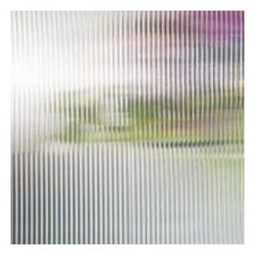 Oceanside Clear Quarter Reeded Glass Sheet 100QR-F