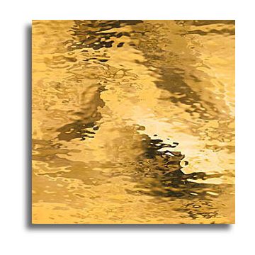 Oceanside Pale Amber Waterglass