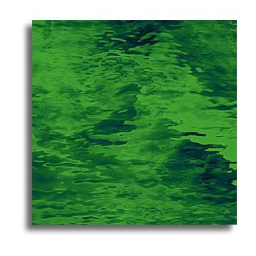 Oceanside Medium Green Waterglass