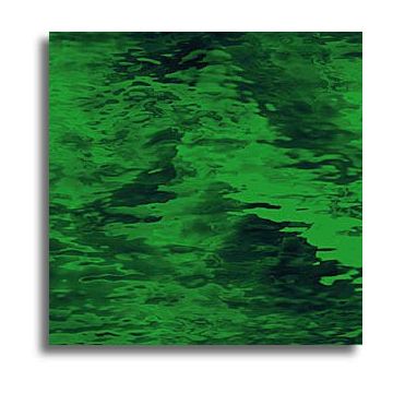 Oceanside Dark Green Fusible  Waterglass
