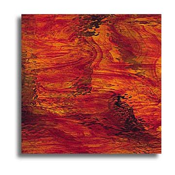 Oceanside Ruby Red/Amber Waterglass