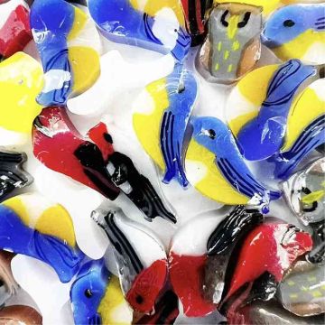 TGE Murrine Birds Mix COE96 - 25g