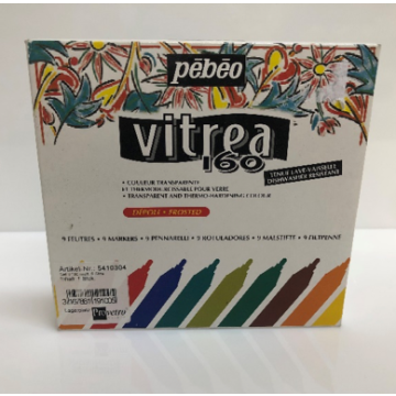Vitrea160 - 9 Frosted Marker Set