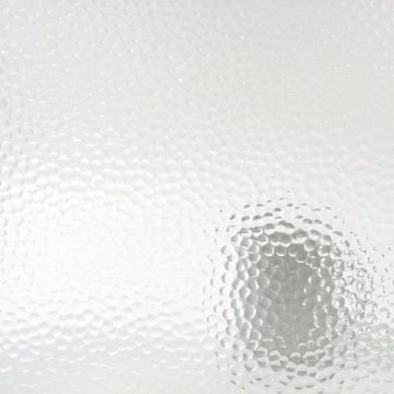 Wissmach Clear Hammered Glass Sheet 01H