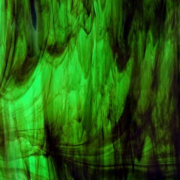 Wissmach Semi-Translucent Green with Streaks of Brown White 704-WO