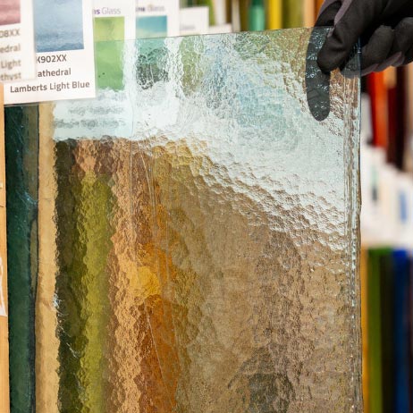 Glass sheet crating and transport preparation