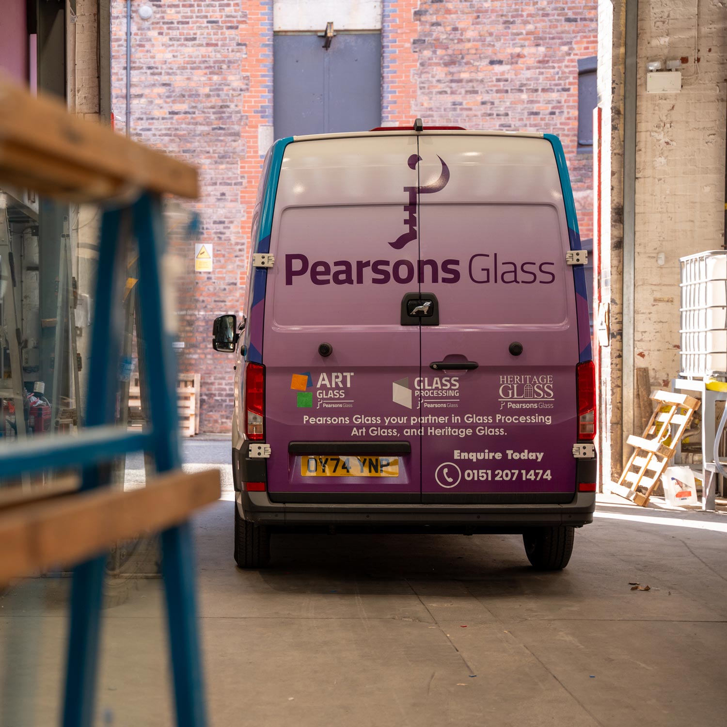 Pearsons Glass delivery fleet